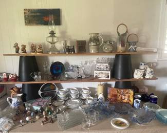 Cambridge Moonlight Blue -Caprice Alpine Candlesticks