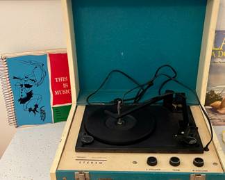 Vintage Portable Record Player
