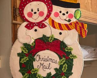 Vintage Felt/Seguin Christmas Banner