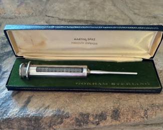 Mid-20th Century 1960’s Gorham Sterling Silver Martini Spike In Original Box!