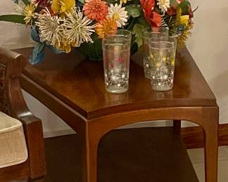 MCM Wedge Accent Table 