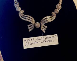 Vintage Marcel Boucher? Rhinestone Necklace