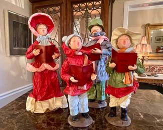 Vintage Paper Mache Carolers