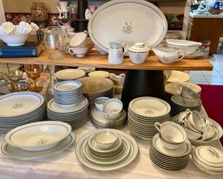 Noritake “Bluebell” China Set with Serving Pieces