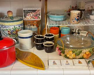 Pyrex, Italian Canister, Glassware