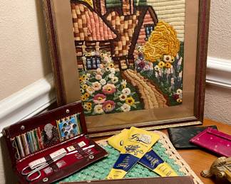 Crocheted Items, Needlepoint