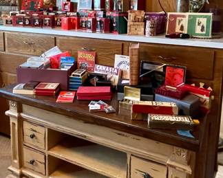 Antique Shabbied Media Cabinet