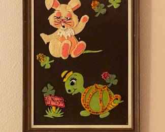 Cute Felt Framed Art