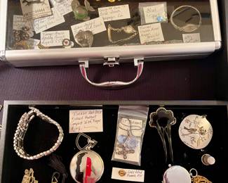 Vintage Sterling Silver Jewelry, James Avery, Southwest Jewelry, Vintage Italian Murano Bracelet