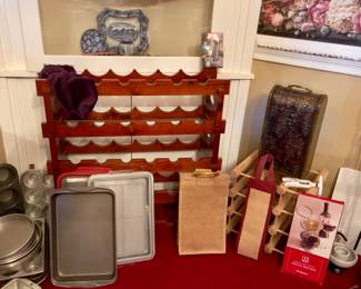 Wine Rack, Baking Pans