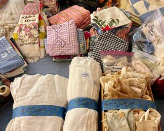 Old Cloth Diapers, Vintage Aprons, Vintage Baby Clothes, Antique Quilts, Afghans