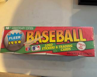 Fleer 1990 Baseball Cards Complete Set (Never Opened)