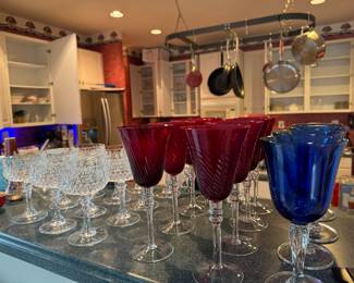 Large Collection of Glasses 