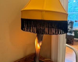 "A Christmas Story" miniature lighted leg lamp