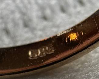 14K Gold with Amethysts Ring