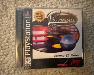 Playstation Game Console "Pro-Pinball" Video Game