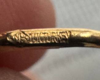 14K Gold Cone Shape Earrings