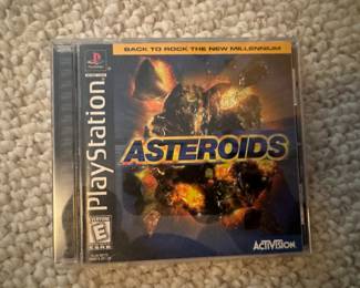 Playstation Game Console "Asteroids" Video Game