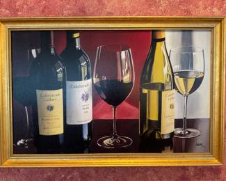 Framed Original Giclee on Canvas "Distinctly Cakebread" Signed Thomas Stilz, Edition 37/45