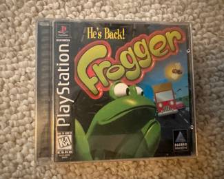 Playstation Game Console "Frogger" Video Game