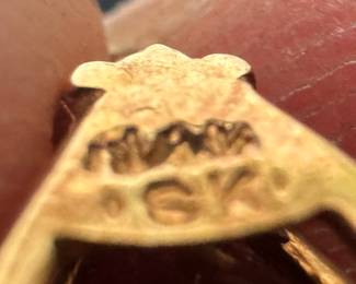 14K Gold & Smokey Topaz Pendant