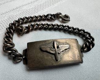 Sterling Silver Locketag Bracelet (21gm)