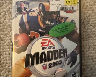 Nintendo Game Cube Console "Madden 2003" Video Game