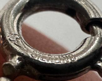 Sterling Silver Charm Bracelet with Sterling Silver Charms