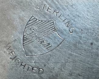 Gruen Weighted Sterling Silver Compote Bowl