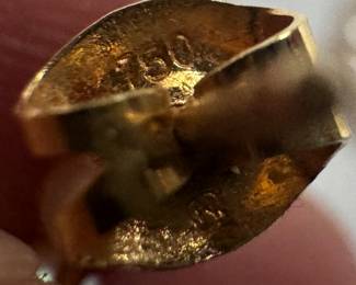 18K Gold & Pearl Earrings