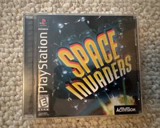 Playstation Game Console "Space Invaders" Video Game