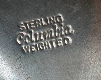 Columbia Sterling Silver Weighted Candlesticks 