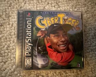 Playstation Game Console "Cyber Tiger" Video Game