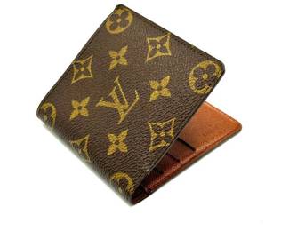 Louis Vuitton Monogram Leather Bi-Fold Wallet - Authentic
