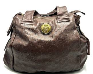 GUCCI Hysteria Brown Guccissima Leather Tote Bag - Authentic