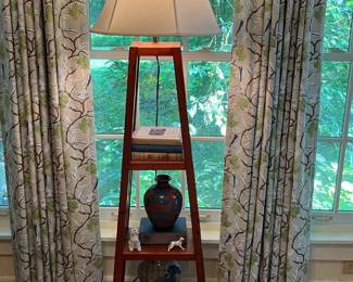 Tripod Lamp in Sunroom