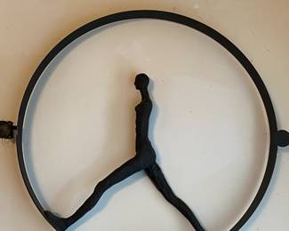 Art Deco, Wrought Iron Wall Pendant Heavy, Beautiful & Unique
