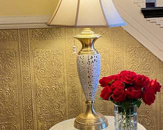 Lenox Lamp in Formal LR