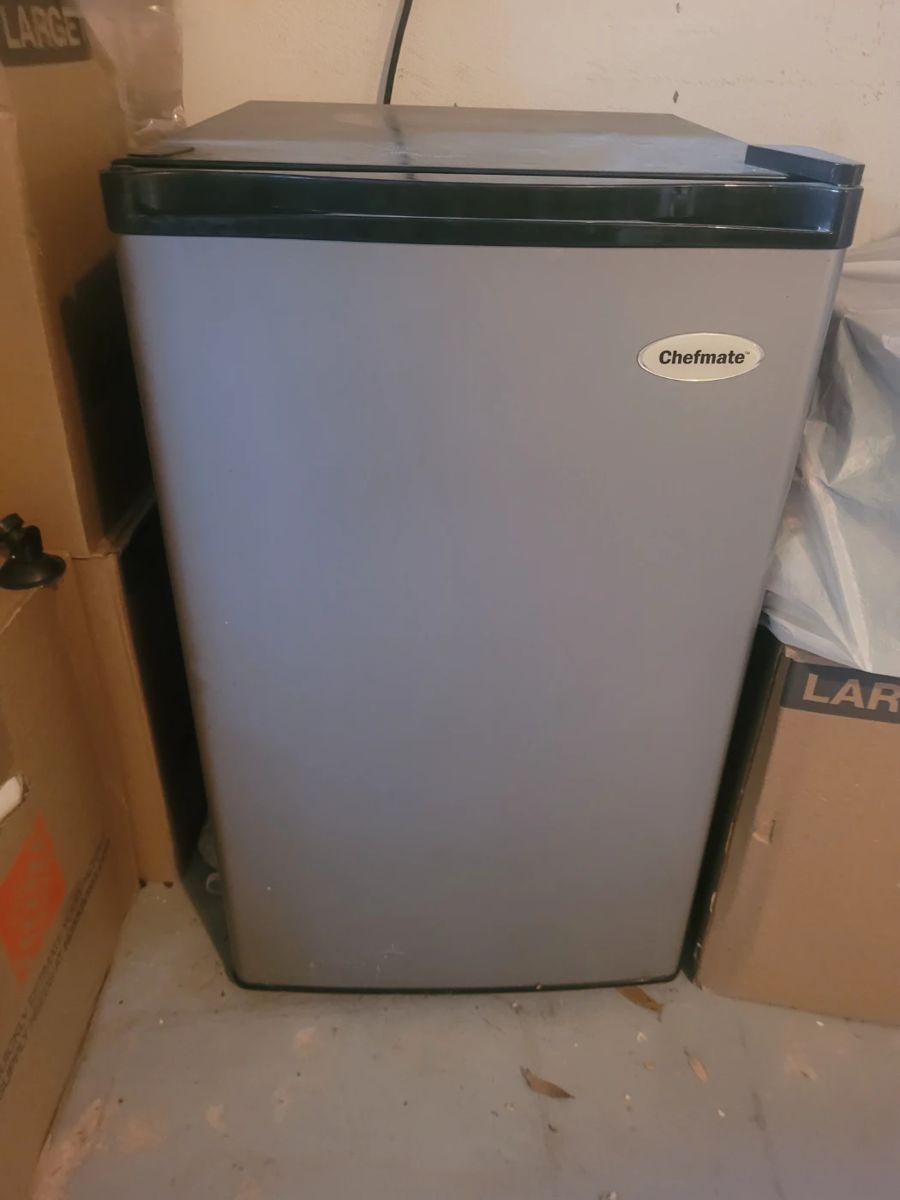 Small, working refrigerator