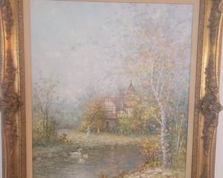 One of many oil paintings 