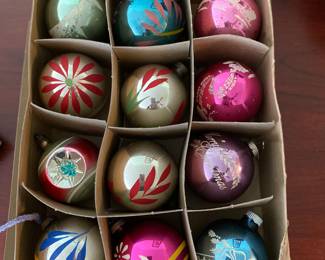 Shiny Brite Christmas Ornaments 