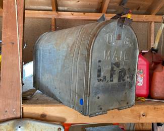 Vintage XL Farm Mail Box