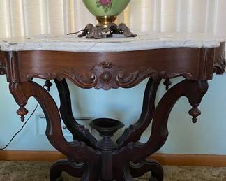 Table and Lamp from the Mulford Homestead
