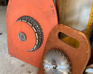 Handmade Saw Blade Storage 