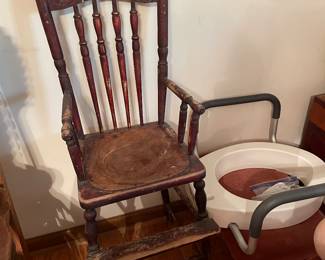 vintage high chair
