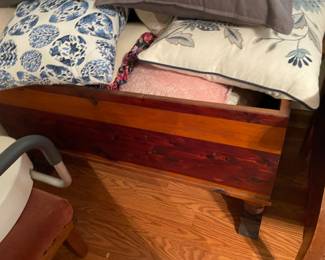 vintage cedar chest