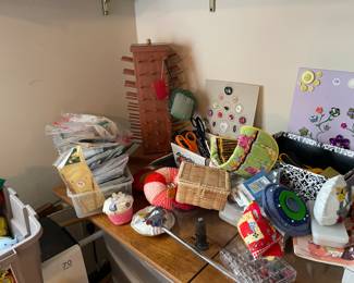 misc. sewing notions & sewing machine