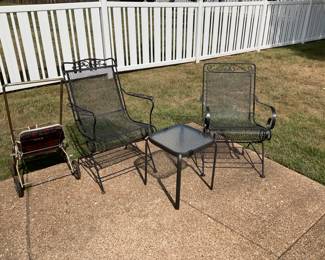 PAIR OF SPRING ROCKERS