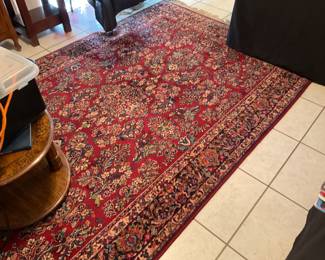 VERY NICE AREA RUG 6 X 9 SAROUK BY KARASTAN 