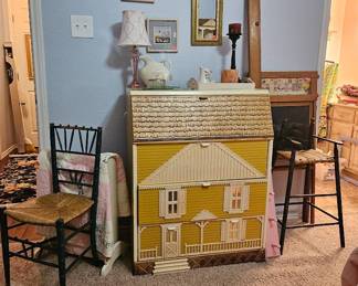 1970s Singer Dollhouse Shelving Furniture, Several available - Great condition!  Additional Vintage and Antique children's items